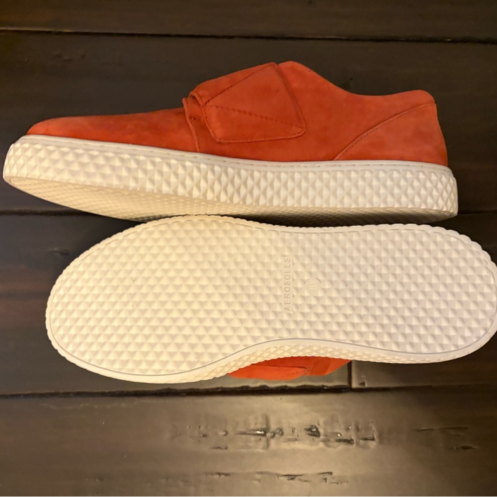 AEROSOLES Women's Orange Sneakers